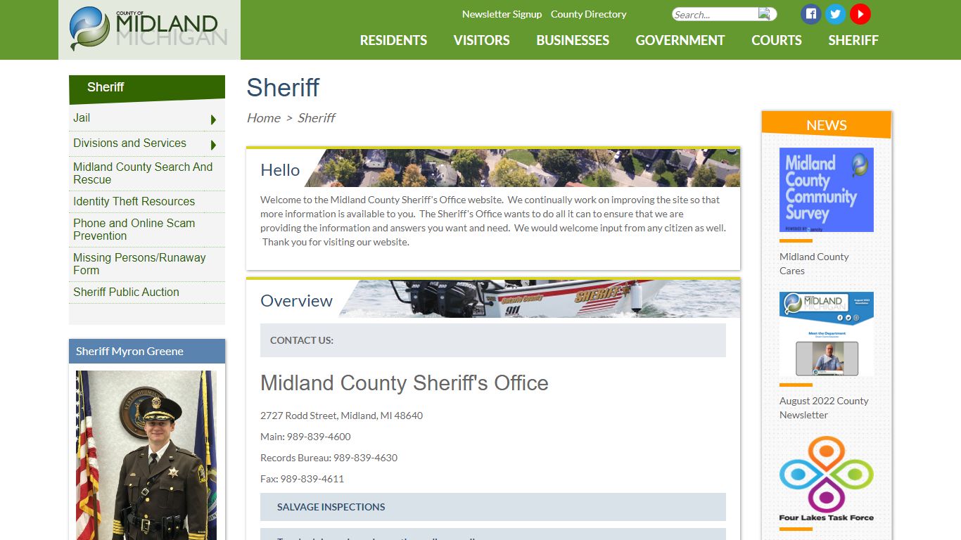 Sheriff - Midland County, Michigan